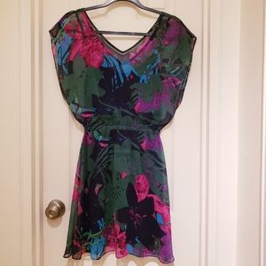 Express floral dress XS